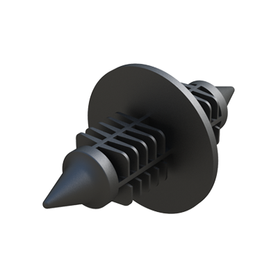 Clip double à lamelles qui permet de connecter deux panneaux d´une façon simple, et en toute sécurité, depuis le centre. Aucune tète de fixation ne sera visible. Ce clip double est rapide et simple à installer d´une simple pression du doigt.