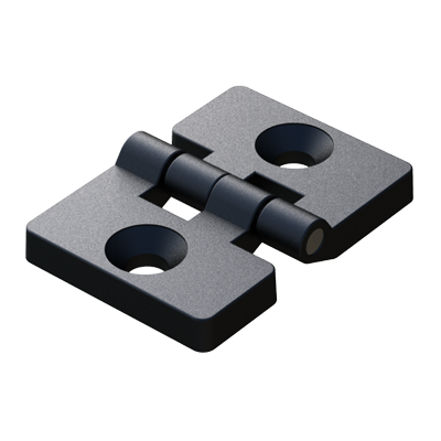 Notre large gamme de <b>charnières à fixer avec vis à tête fraisée</b> travaille avec des épaisseurs de 4mm jusqu'à 10mm. Elles peuvent s'utiliser dans divers secteurs, comme la protection de machinerie, assemblage de profils métalliques, menuiserie, mobilier, etc. Elles ont été dessinées pour être résistantes et fonctionnelles dans leurs mécanismes d'ouverture et fermeture, sans perdre de vue non plus, leur aspect esthétique.<br>
<br>
* L' <b>angle maximum d'ouverture de ces charnières est de 270º</b>, ce qui permet de régler au maximum les portes et fenêtres sans forcer leur fermeture. Il existe aussi des modèles avec des angles d'ouverture plus petits.
<br>
* Les <b>charnières</b> sont fabriquées en PA630%GF (<b>Nylon 6 renforcé avec un 30% de fibre de verre</b>) et la <b>goupille</b> est en <b>acier inoxydable</b>.
<br>
* Sous commande, les pièces peuvent être fournies <b>personnalisées avec le logo de votre entreprise</b>.
<br>
* La résistance maximum de travail (Poids en Kgs.) est une <b>valeur obtenue d'un laboratoire externe agréé</b>.