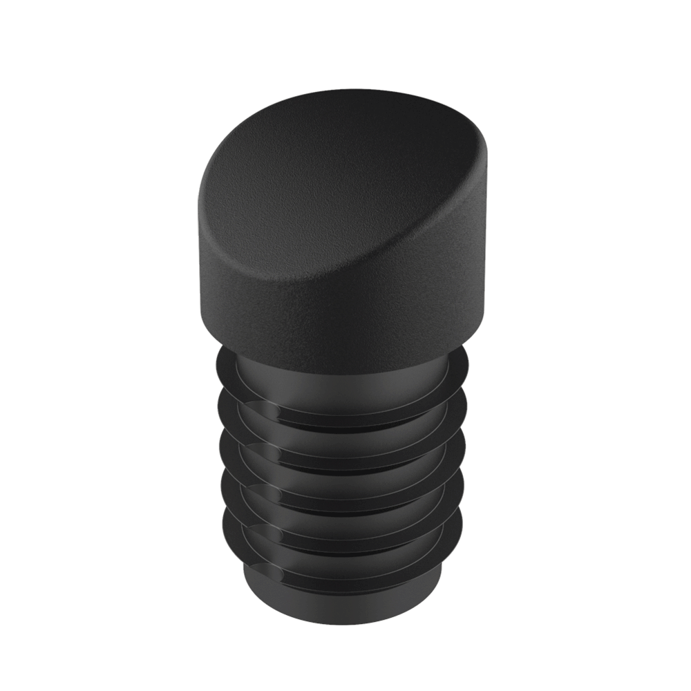 Notre embout pour tubes ronds LGRL possède un angle allant de 8º à 12º ou de 18º à 22º, et il est idéal pour les chaises. Il peut être fabriqué en <b>couleurs RAL</b> sur demande, et sa base est produite et proposée dans divers matériaux avec les caractéristiques suivantes :
<br><br>
* <i><b>Base en LDPE (polyéthylène)</b></i> : bonne glisse pour les sols multi-surfaces.
<br>
* <i><b>Base en FEUTRE (feutre)</b></i> : bonne glisse, anti-rayures et insonorisante, pour les parquets, sols en bois et carrelages.<br>
* <i><b>Base en PA6 (nylon)</b></i> : bonne glisse et sans usure. Pour les parquets et sols en bois.
<br>
* <i><b>Base en POM+PTFE (pom+téflon)</b></i> : bonne glisse, résistante à la friction, aux vibrations et aux produits chimiques. Pour les sols textiles comme les tapis ou moquettes.
<br>
* <i><b>Corps en EVA (mousse) avec base en POM+PTFE (pom+téflon)</b></i> : bonne glisse, anti-vibrations et insonorisant. Pour les sols en céramique et en bois. Recommandé pour réduire le bruit (salles de réunion, théâtres)... 
<br>