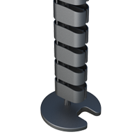 L’ensemble <b>organiseur ovale de câbles pour table de bureau LKABA</b offre de nombreuses solutions pour notre espace de travail et pour l’organisation de bureaux où cohabitent plusieurs postes informatiques et dispositifs électroniques. Avec sa forme ovale, il se combine bien, avec les pieds ronds ou ovales des tables de bureau. Il est aussi très facile à dérouler.<br><br>
LKABA est le seul modèle de vertèbre avec <b>3 compartiments</b> pour séparer les câbles et les installer de manière organisée. Il peut loger de nombreux câbles dans chaque compartiment. Les câbles s’insèrent dans les compartiments depuis l’ <b>extrémité frontale et postérieure</b>, facilitant l’ajout/suppression de câble.<br><br>
Il est composé de divers éléments qui, combinés entre eux, multiplient les possibilités et le potentiel de l'assortiment de cet ensemble. La connexion entre ses différents éléments est de <b>Type Sphérique</b> , rotule permettant un mouvement libre et une grande flexibilité dans toutes les directions.<br><br>
La vidéo montre un exemple du résultat que nous obtenons en combinant divers composants <b>LKABA</b> pour bureau. Pour visualiser les pièces, il suffit de cliquer sur la référence et de positionner le curseur sur chaque variante pour voir son image. <br><br>
LKABA est disponible en <b>Noir, Argenté, Blanc et Naturel/Translucide</b>.
Selon vos besoins, d’autres configurations spéciales peuvent être proposées.
Si vous souhaitez plus d’informations n’hésitez pas à nous écrire sur <b>sales@isc-sl.com</b> ou en contactant nos bureaux commerciaux.