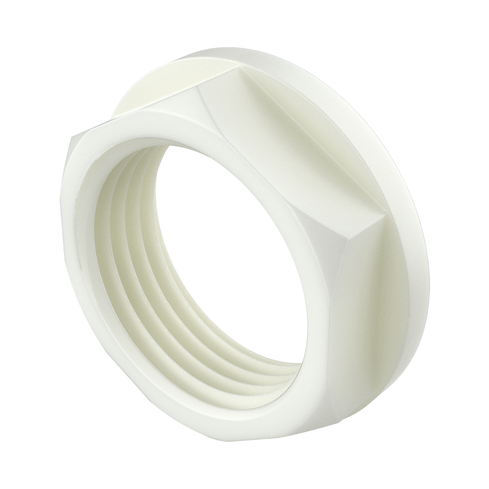 <p>Notre <b>écrou hexagonal MTHA</b> avec collerette intégrée, similaire à la norme DIN 6923, est conçu pour des fixations techniques nécessitant une surface d’appui élargie sans rondelle supplémentaire.</p>

<p>La collerette intégrée augmente la zone de contact avec la surface de montage, réduisant la pression ponctuelle et améliorant la stabilité de l’ensemble face aux vibrations ou aux déformations du support. Fabriqué en <b>PA66</b>, il associe résistance mécanique, légèreté et isolation électrique.</p>

<p>· <b>Géométrie :</b> Hexagonale avec collerette<br>
· <b>Fonction principale :</b> Fixation avec répartition de charge élargie<br>
· <b>Matériau :</b> PA66<br>
· <b>Avantage technique :</b> Remplace la rondelle et améliore la stabilité d’appui</p>

<p>Indiqué pour applications électriques et mécaniques où la protection des surfaces et la réduction de poids sont prioritaires.</p>