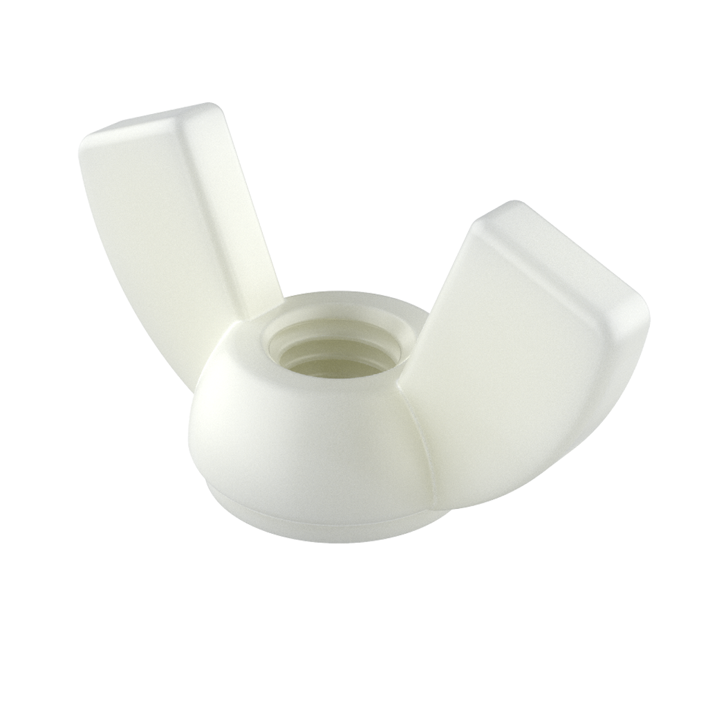 <p>Nos écrous papillon <strong>MTM</strong>, similaires à la norme <b>DIN 315</b>, sont disponibles en <strong>PA66</strong> et <strong>PA6GF30</strong>, offrant des solutions légères, isolantes et résistantes pour divers secteurs industriels.</p>

<h4>Matériaux et propriétés</h4>
<ul style='margin-left:20px'>
  <li><strong>PA66 :</strong> thermoplastique technique avec une grande rigidité, une bonne ténacité et une excellente stabilité dimensionnelle. Bonne résistance à l'usure, aux chocs et à la fatigue. Température d'utilisation continue jusqu'à 100 °C. Résistant aux huiles, graisses, hydrocarbures et solvants aliphatiques.</li>
  <li><strong>PA6GF30 :</strong> PA6 renforcé avec 30 % de fibres de verre, ce qui améliore considérablement la rigidité, la résistance mécanique et thermique. Température d'utilisation continue jusqu'à 130 °C. Excellente résistance aux chocs, au vieillissement thermique et au fluage. Bonne résistance chimique aux huiles, graisses, carburants et nombreux solvants organiques.</li>
</ul>
<p>
  Les deux matériaux offrent une isolation électrique et conviennent aux applications techniques nécessitant une résistance mécanique, thermique et chimique. Idéal pour les composants électriques, mécaniques, fixations plastiques et installations en environnements industriels exigeants.
</p>