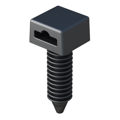 Notre embase pour colliers se fixe dans un trou préfait. La forme de tête lui permet de passer des colliers pour tenir des câbles, des fils, des tubes, etc... Choisissez le collier qui vous convient le mieux dans notre famille MB. Cette embase convient pour la fixation de matériaux divers.<br>Le matériau HDPE (polyéthylène haute densité) contient un additif qui protège des UV.