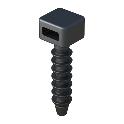 Notre embase pour colliers se fixe dans un trou préfait. Son design de tête lui permet de passer des colliers pour attacher des câbles, tubes, fils, etc...Choisissez le collier qui vous convient le mieux dans notre famille MB.