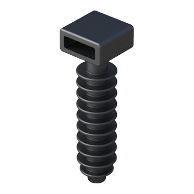 Notre embase pour colliers se fixe dans un trou préfait. Son design de tête lui permet de passer des colliers pour attacher des câbles, tubes, fils, etc...Choisissez le collier qui vous convient le mieux dans notre famille MB.