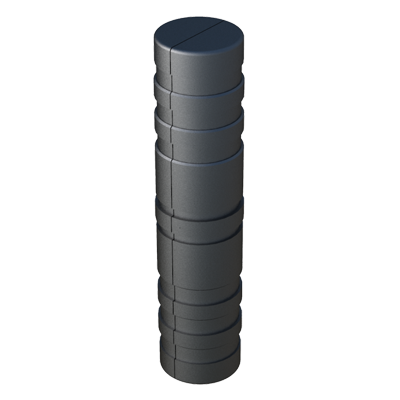 Notre raccord en ligne a été crée pour connecter 2 tubes ronds. Il est fourni avec ou sans coeur d´acier.